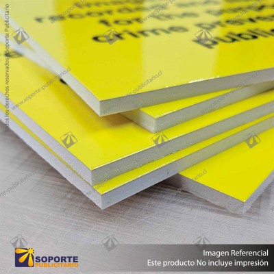 PLANCHA PS ESPUMADO / CARTON PLUMA / FOAMEX 5 MM 1.22*2.44 MTS COLOR BLANCO 160 GRAMOS (C30)