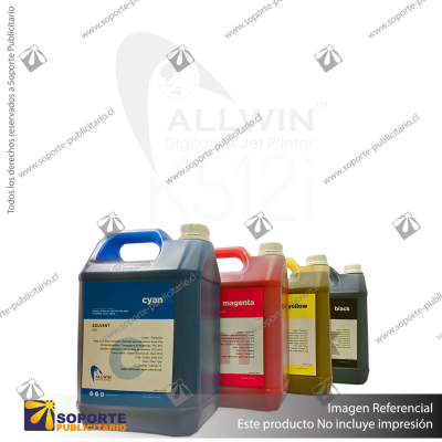 TINTA SOLVENTADA KONICA 5 LITROS COLOR MAGENTA C. SOLV. KM 30-45PL. SEIKO STP 35-50. XAAR 30-40-80PL