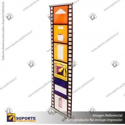 MINI PORTA PENDON ROLLER 60*200 CMS (C10)