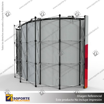 PANEL ARAÑA PAI CURVO 5 CUERPOS (350*230 CMS)